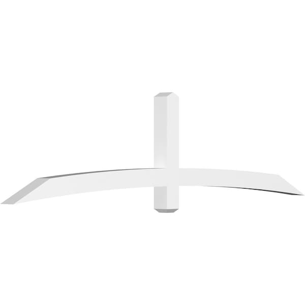 Ekena Millwork Bellingham Architectural Grade PVC Gable Bracket, 96"W x 24"H x 4"D x 4"F, 6/12 Pitch GBP096X24X0404BEL00 - main